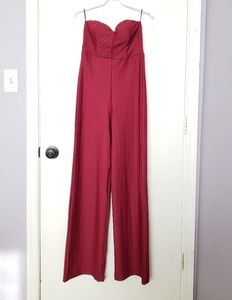 Burgundy Jumpsuit